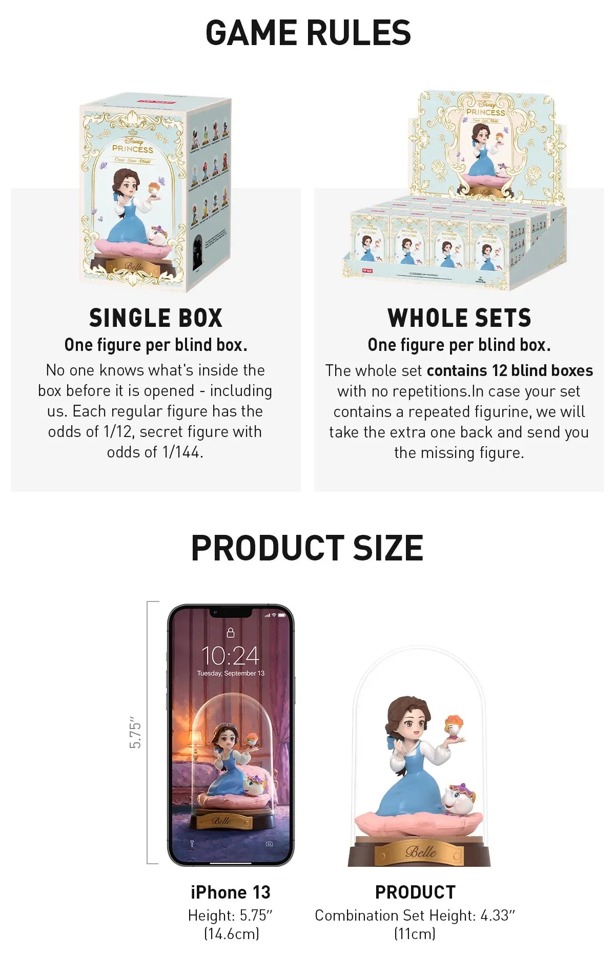 POPMART - Disney Princess Create Your World - doki doki blind box kuwait