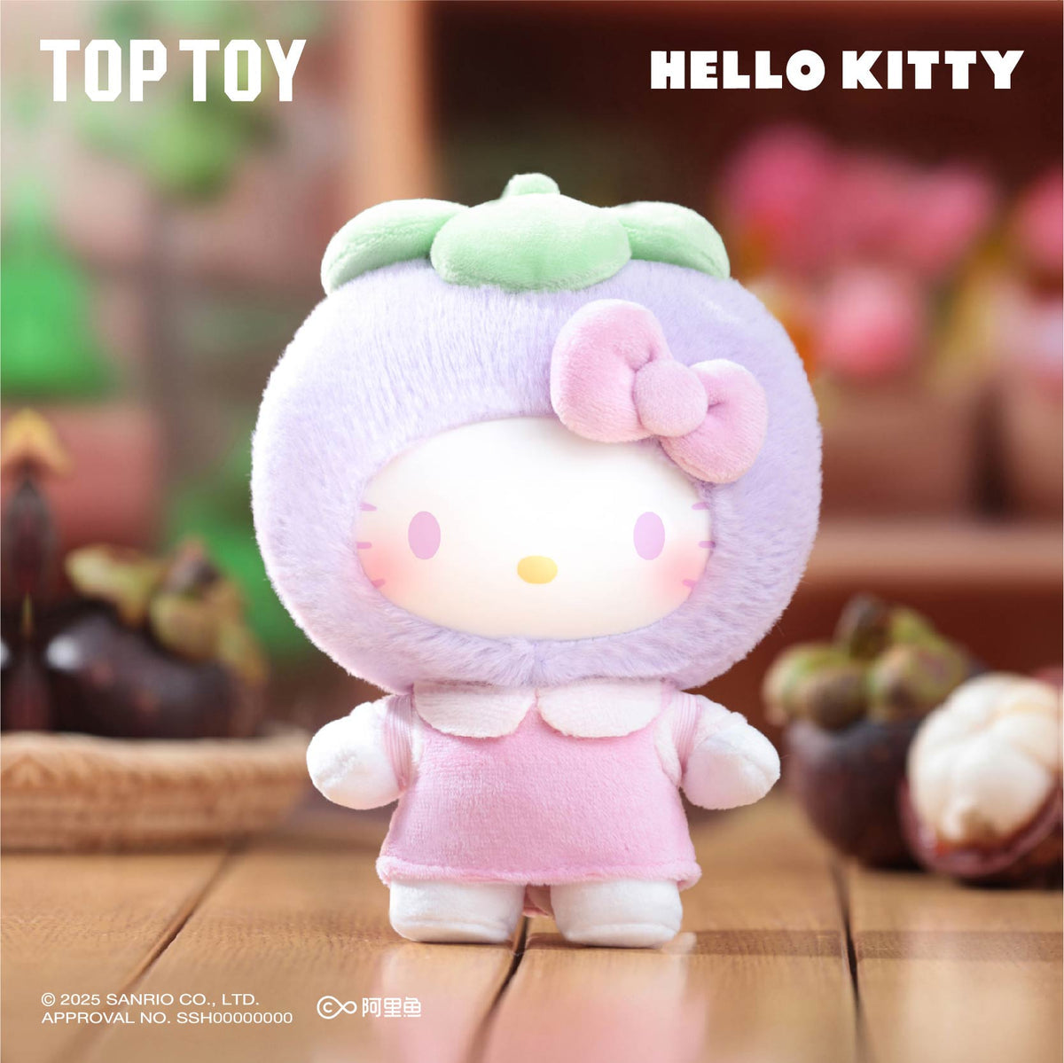 TOPTOY - Hello Kitty Fruity Paradise Vinyl Plush Keychain