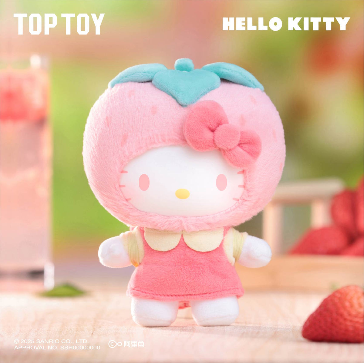 TOPTOY - Hello Kitty Fruity Paradise Vinyl Plush Keychain