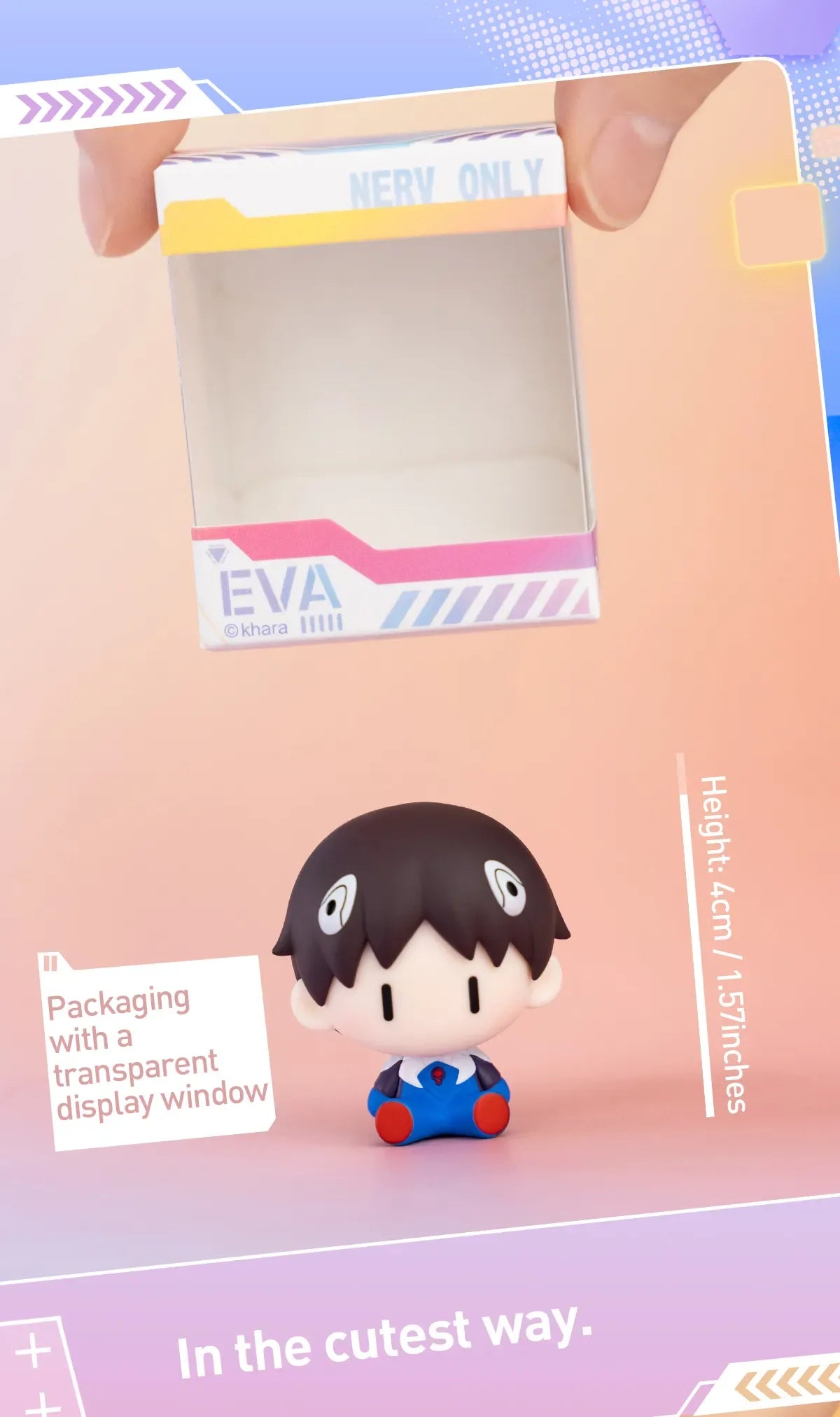 Evangelion Super Mini Figure - doki doki blind box kuwait