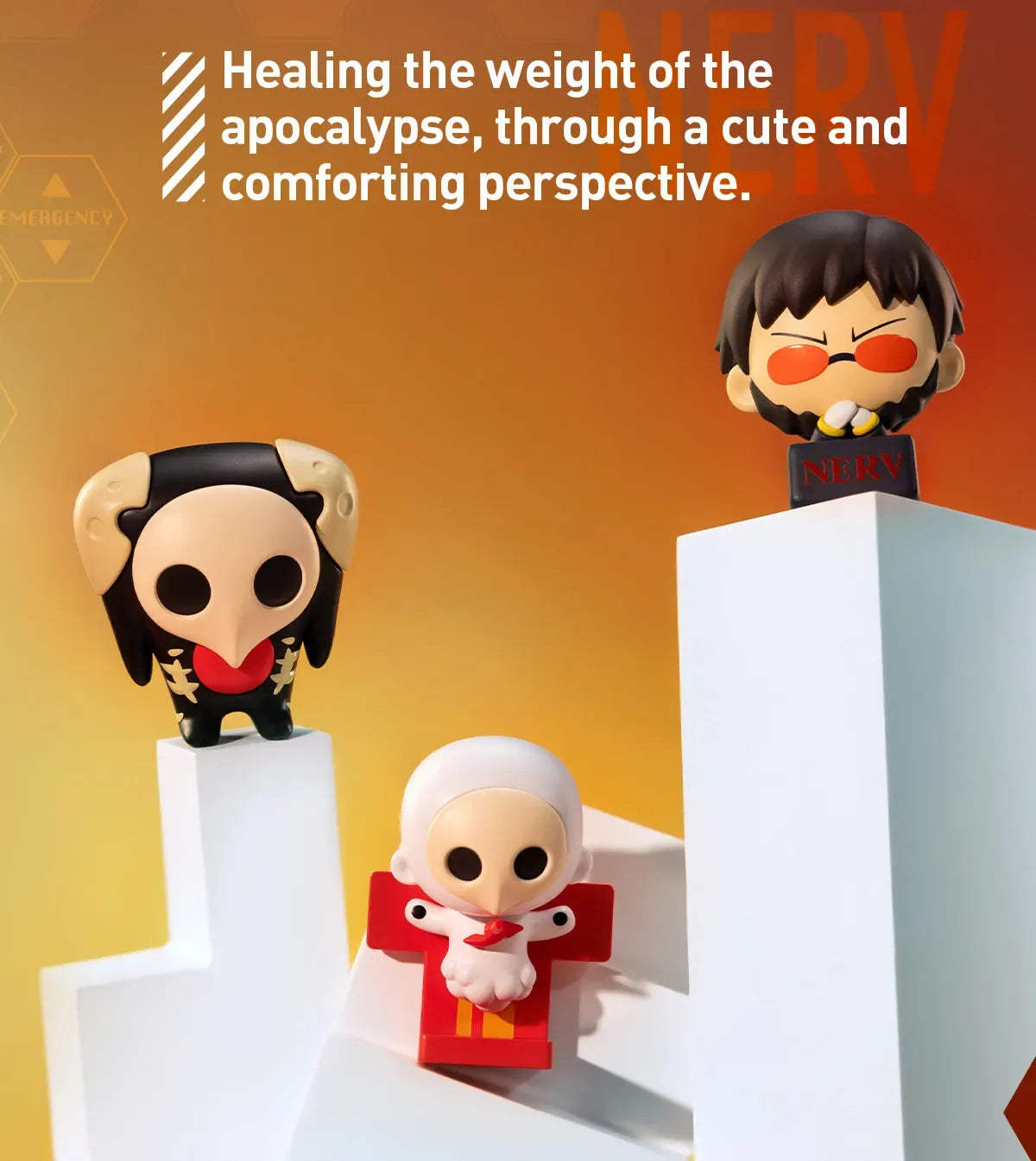 Evangelion Super Mini Figure - doki doki blind box kuwait