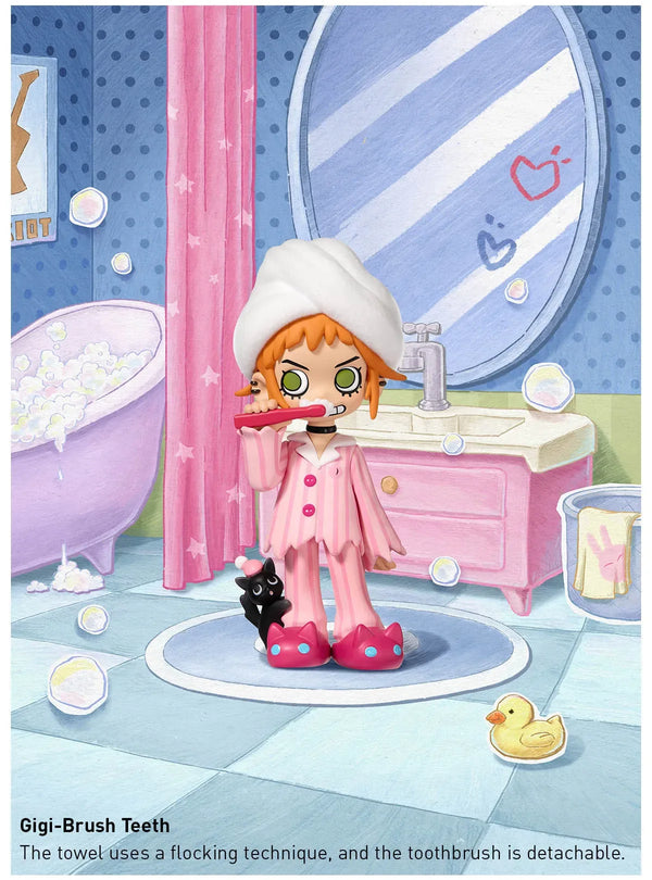 POPMART Lil Peach Riot Sleepover Figures - doki doki blind box kuwait