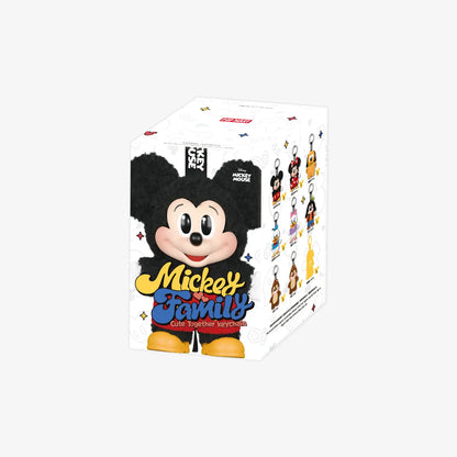 POPMART Mickey Family Cute Together Keychain Series Figures