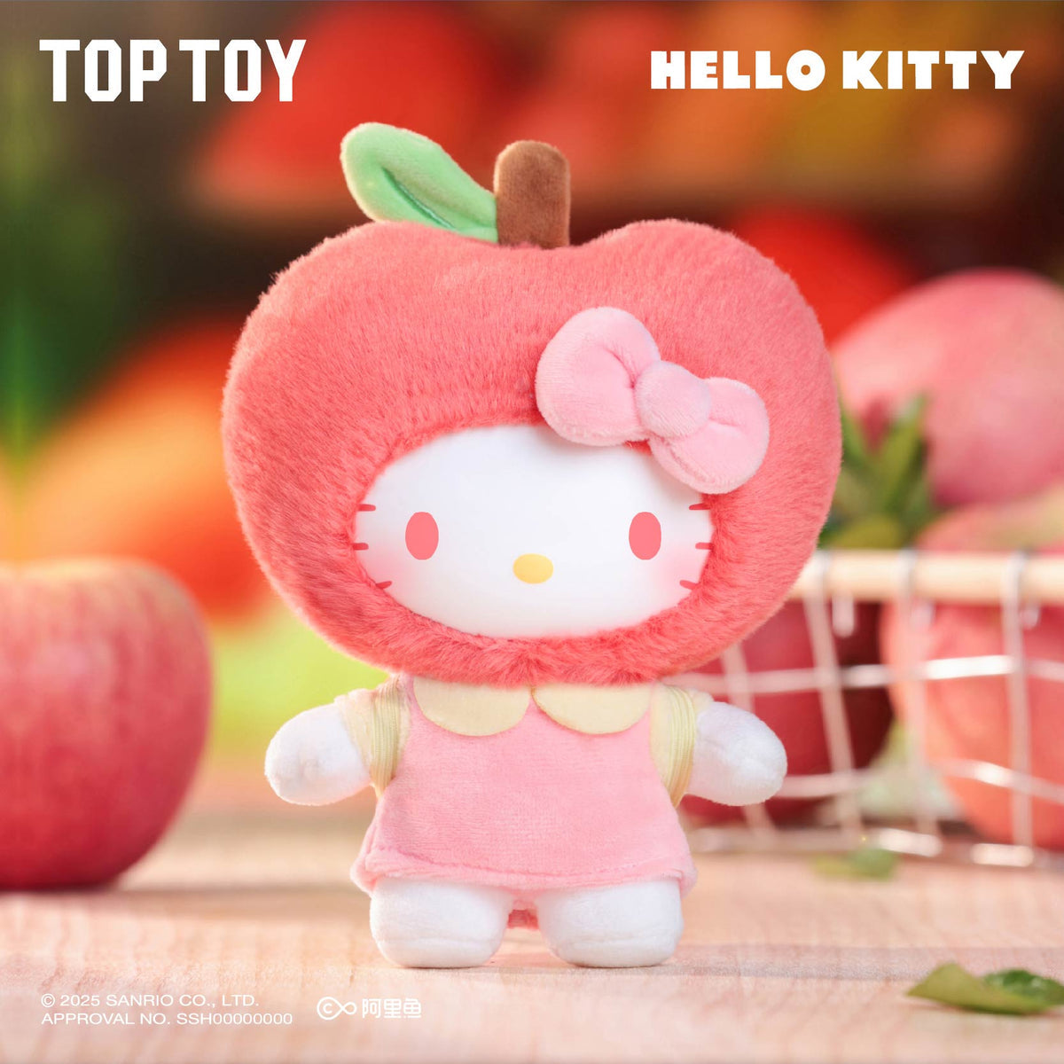 TOPTOY - Hello Kitty Fruity Paradise Vinyl Plush Keychain