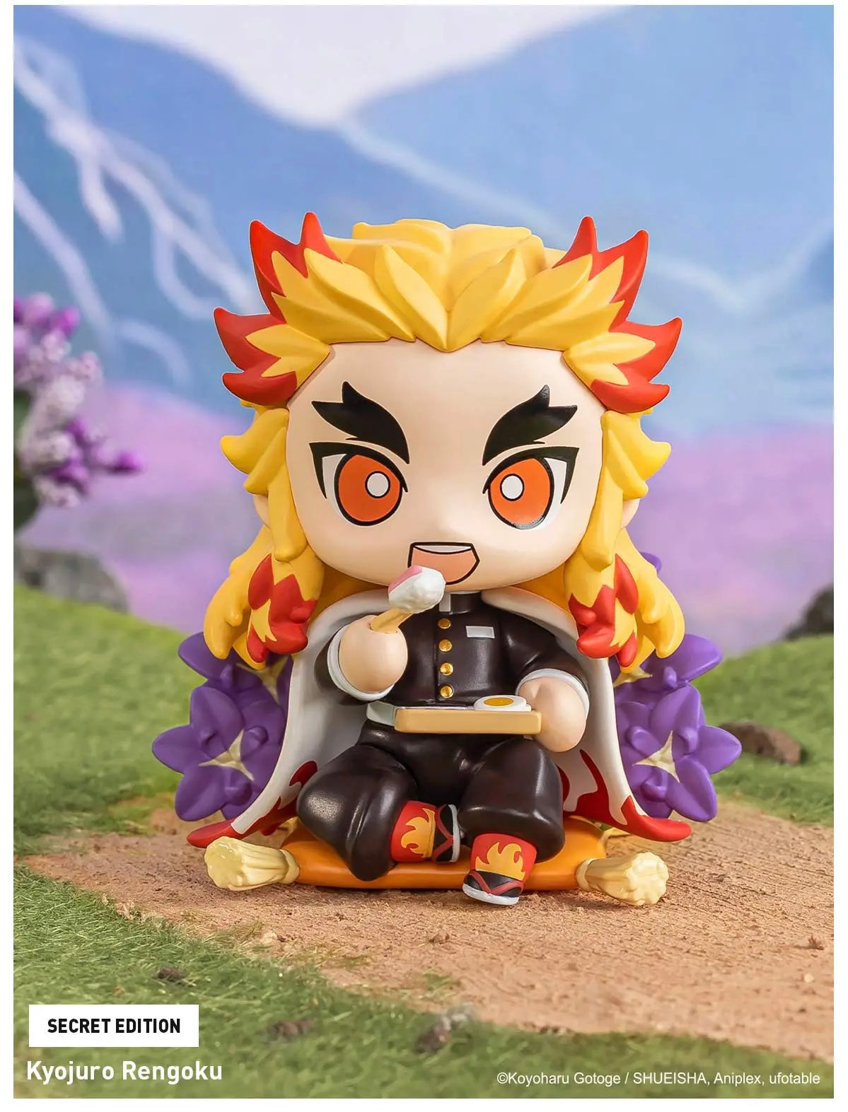 Toy figure of Kyojuro Rengoku POPMART Demon Slayer: Kimetsu no Yaiba Birth Flower Series Figures blind box