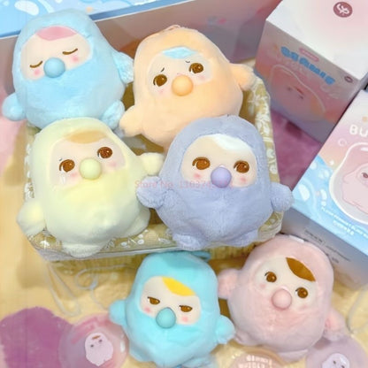 All variants (group image):
Pop Mart Pucky Beanie Bubble Up plush pendants — Kuwait