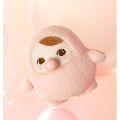 POPMART PUCKY BEANIE BUBBLE UP SERIES Plush Pendant blind box key chain — pretty bubble (pink) — Kuwait — بكي بلب اب - بوب مارت