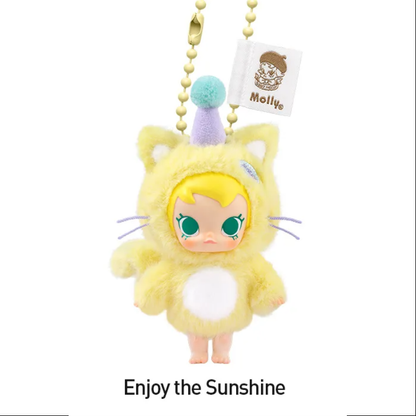 yellow POPMART Baby Molly Pocket Friends Series-Vinyl Plush Pendant Blind Box 