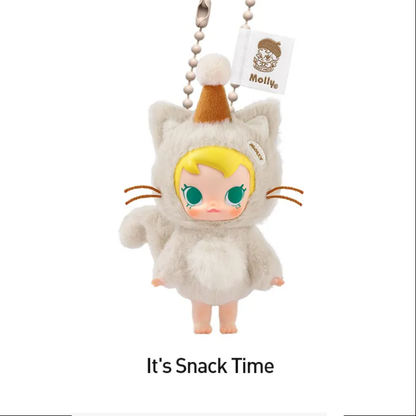 beige POPMART Baby Molly Pocket Friends Series-Vinyl Plush Pendant Blind Box 