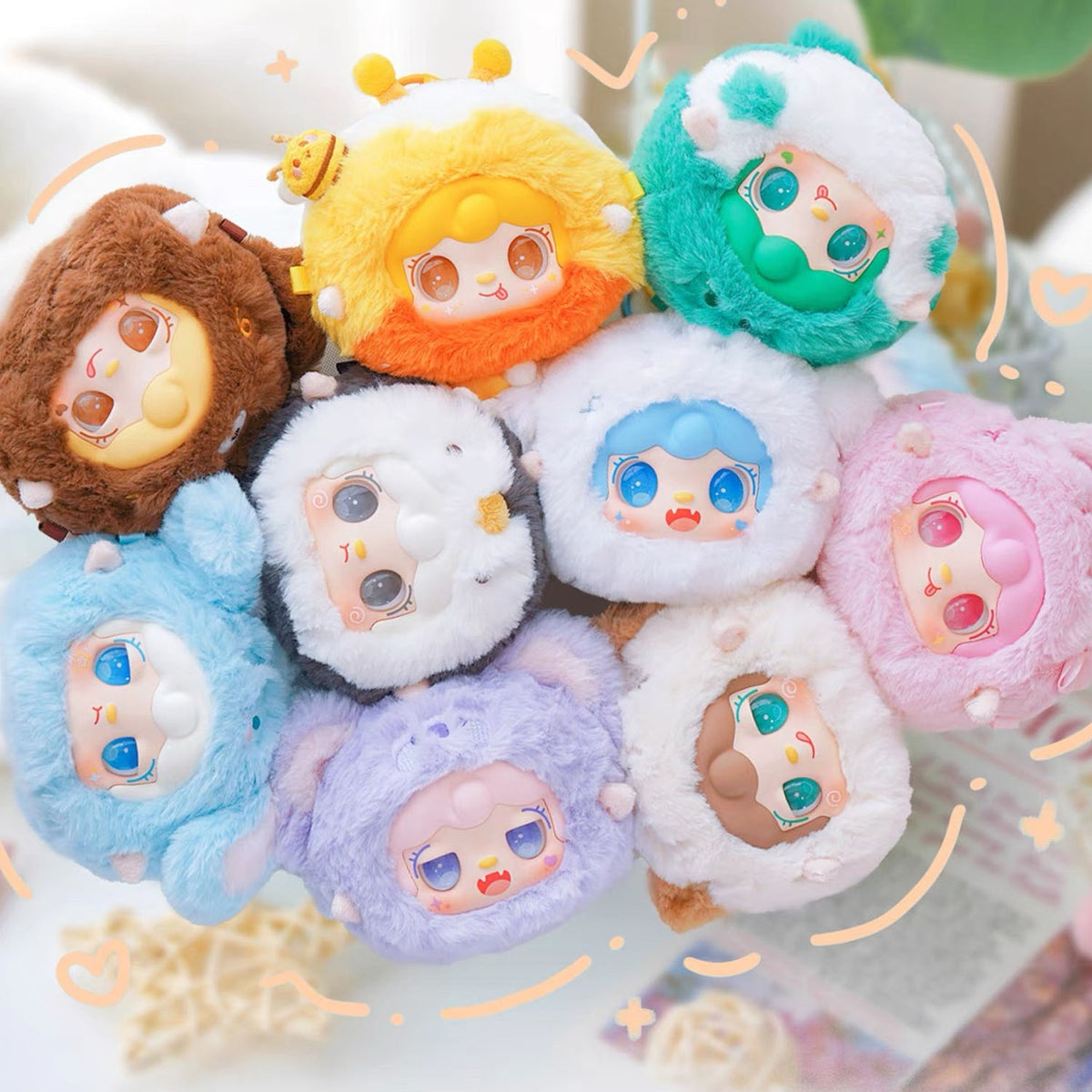 Yooki V1 Cute Series Plush Dolls, Blind Box