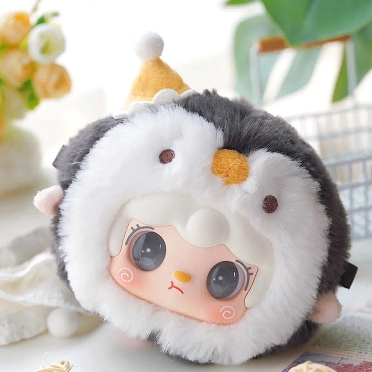 Plush toy penguin with a cute face Yooki V1 Cute Series Plush Dolls, Blind Box