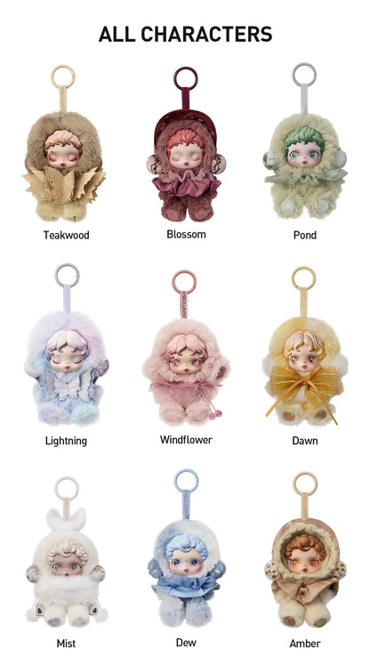 POPMART POP MART SKULLPANDA L’impressionnisme Series Plush blind box — all designs lineup (Blossom, Pond, Lightning, Windflower, Dawn, Mist, Dew, Amber, Teakwood, In the Garden Secret) — Kuwait — سكل باندا امبريشينزم - بوب مارت