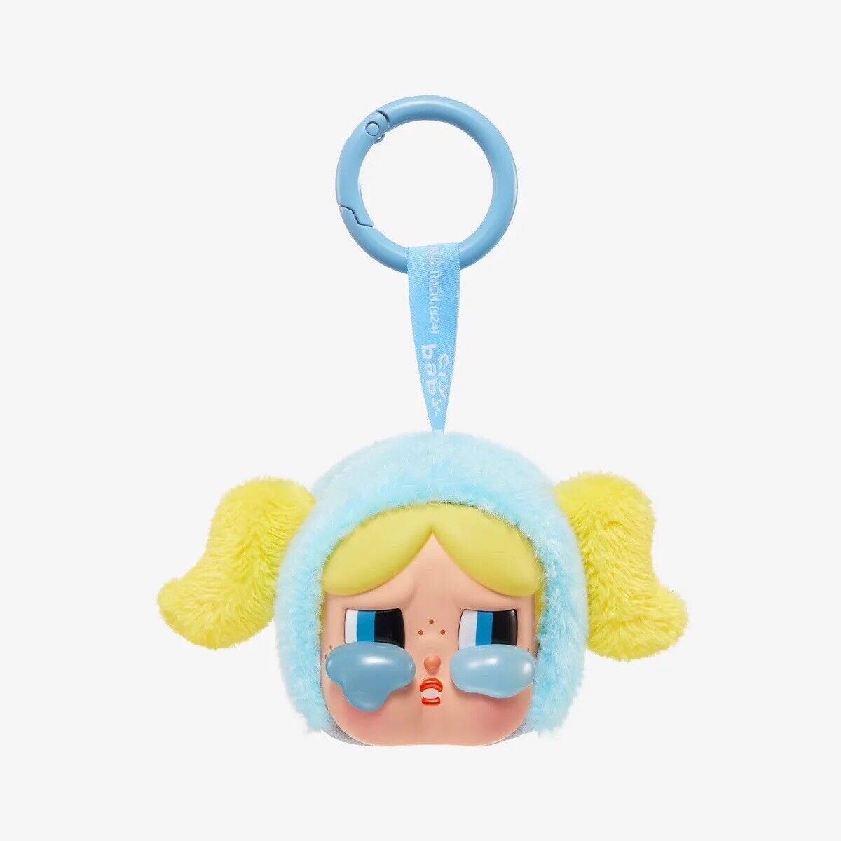 POP MART Crybaby × Powerpuff Girls Series-Vinyl Face Plush Blind Box, 6PCs Crybaby Blind Box Figures, Random Design Action Figures Collectible Toys Home Decorations Holiday Birthday Gifts for and Boys —Bubbles (blue) — Kuwait — كراي بيبي بوب مارت باور بف جيرلز فتيات القوة